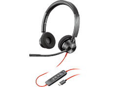 POLY C3320M 头戴式办公会议耳麦 TEAM认证 (8X220AA)