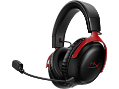 极度未知 (HyperX) Cloud III 飓风3 无线游戏耳机 - 黑红色 (77Z46AA)