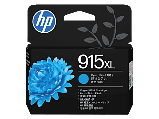 HP 915XL 高印量青色原装墨盒 (3YM19AA)