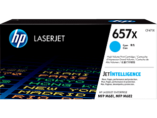 HP LaserJet 657X 高印量青色原装硒鼓 (CF471X) - Center facing