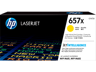 HP LaserJet 657X 高印量黄色原装硒鼓 (CF472X) - Center facing
