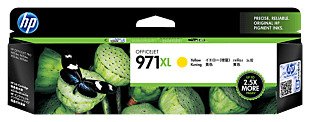 惠普 (HP) 971XL 高收益黄色原装墨盒