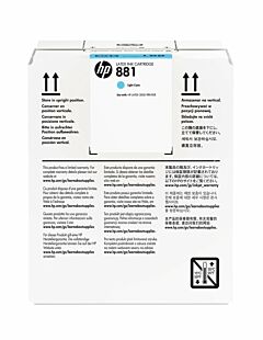 HP 881 5 升浅青色 Latex 墨盒 (CR335A)