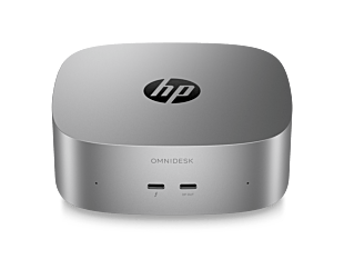 惠普 (HP) 星 Desk Mini 台式机电脑 M05-0007cn - 烟灰银 (E3EV0PA)