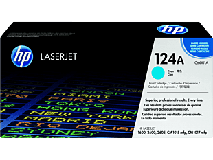 HP 124A 青色原装 LaserJet 硒鼓 (Q6001A) - Center facing