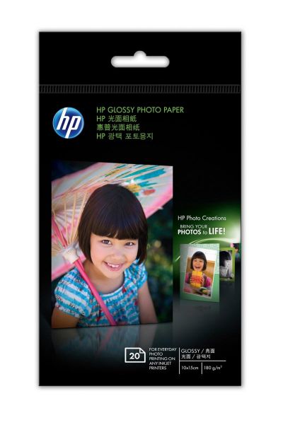 HP 光面相纸 - 20 张/10 x 15 厘米 HP 光面相纸 - 20 张/10 x 15 厘米