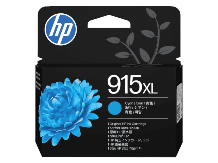 HP 915XL 高印量青色原装墨盒 (3YM19AA)
