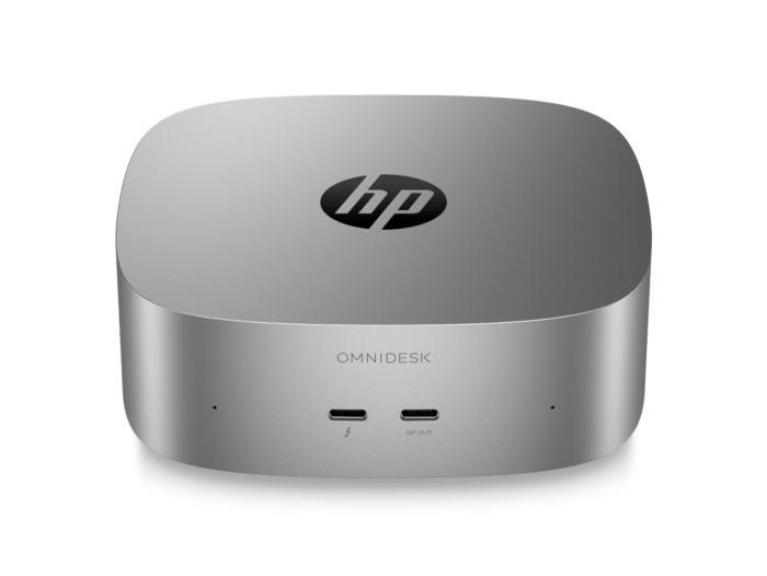 惠普 (HP) 星 Desk Mini 台式机电脑 M05-0007cn - 烟灰银 (E3EV0PA)
