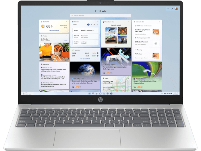 惠普 (HP) 星Book 15 15.6英寸笔记本电脑 15-fd1250TU - 银色 - 15.6 英寸 - 月光银 (BG2X0PA)