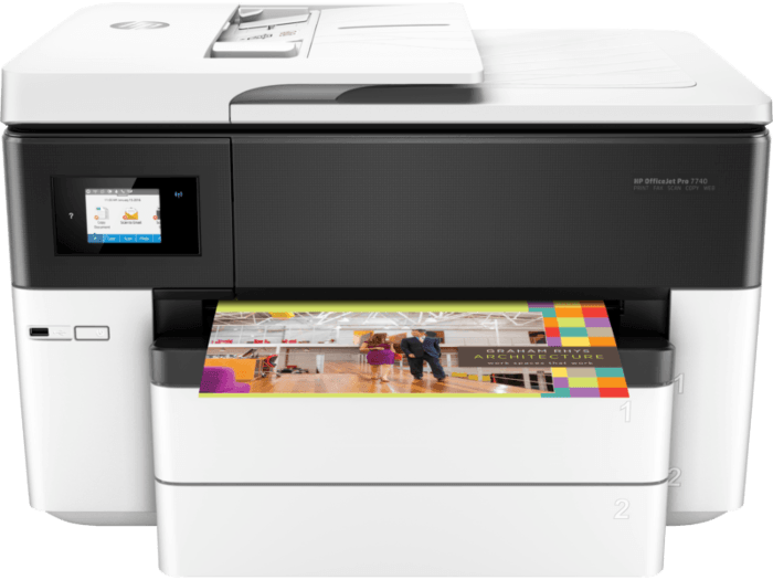 HP OfficeJet Pro 7740 宽幅多功能一体机| 